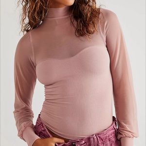 NWT Free People Light Up Layering Top